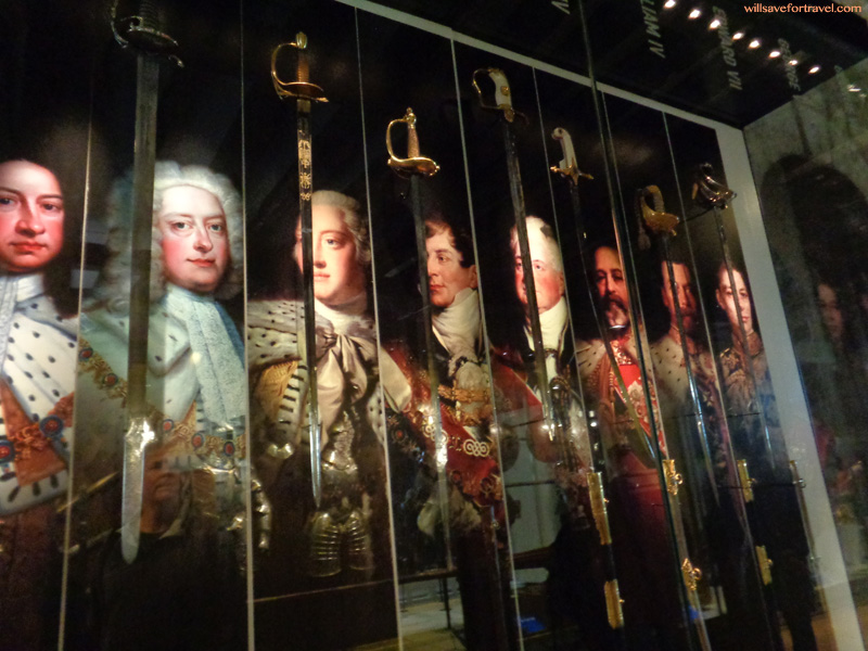 Swords of Kings on display at the Tower of London